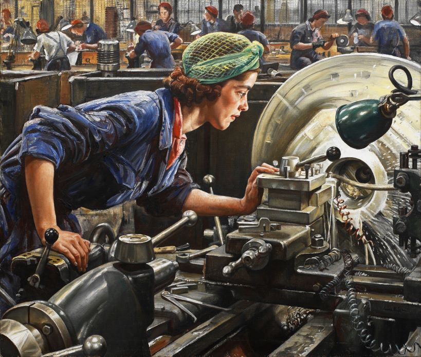 Laura Knight (British, 1877-1970). Ruby Loftus Screwing a Breech-ring, 1943.jpg